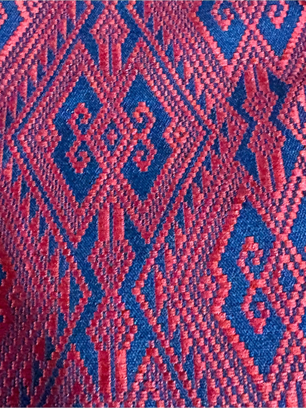 Women’s Red & Gold Patterned Jacket - Picture 5 of 7